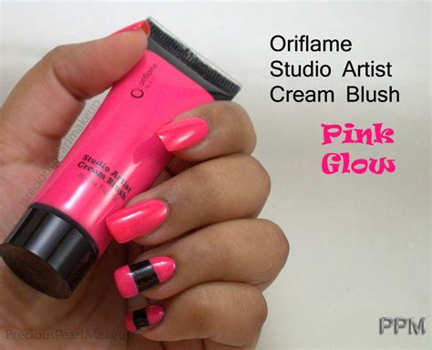 preciouspearlmakeup: Oriflame Studio Artist Cream Blush in Pink Glow