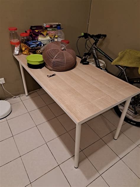IKEA LINNMON TABLE, Furniture & Home Living, Furniture, Tables & Sets ...