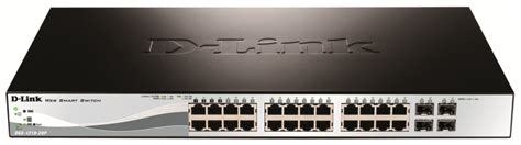 D-Link Switch DGS-1210-28P/E 28-Port Gigabit Smart Managed PoE + 4 ...