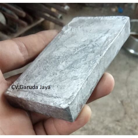 jual timah hitam batangan kg bahan metal jig emblem mimis