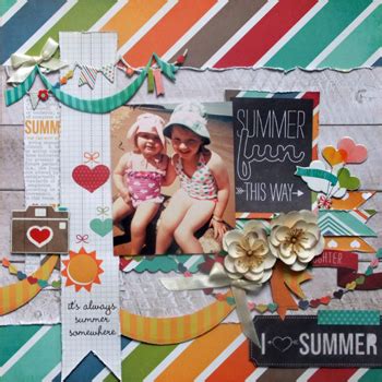 My Creative Scrapbook Kit Club with exclusive sketch and add-ons!