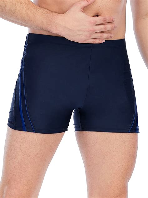 Mens Swimwear Short Swim Trunks Swim Boxer Trunks Board Shorts Mens