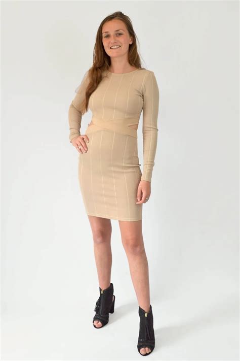 Natalia Cut Out Bodycon Dress – Secret Label