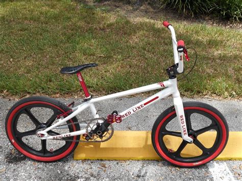 bmx  redline flight pro  bar chrome