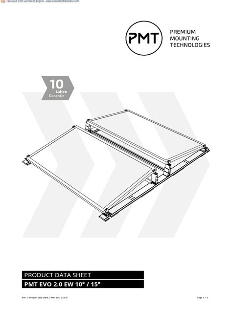 Anlage 2b PMT DB Evolution 2.0 EW de - De.en | PDF | Building ...