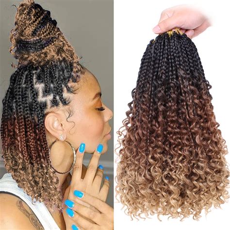 Buy Beverlee 14 Inch Boho Box Braids 2 Packs Goddess Box Braids ...