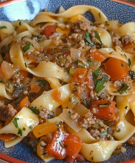 My Heavenly Recipes - "This Italian drunken noodle recipe has been a