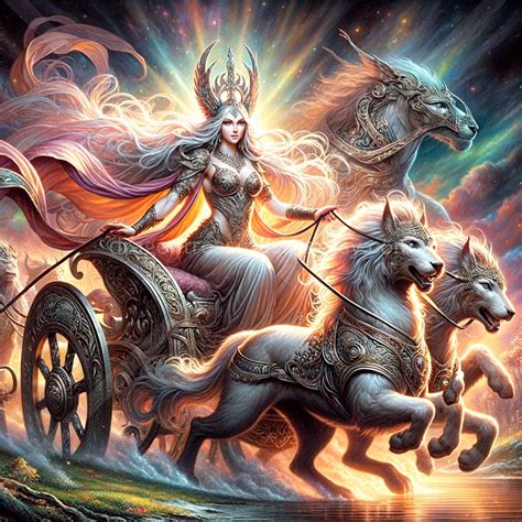 Freyja Download: Digital Art, Instant Downloadable Wallpaper