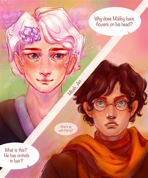 Draco and Harry. Drarry by MioshArt on DeviantArt