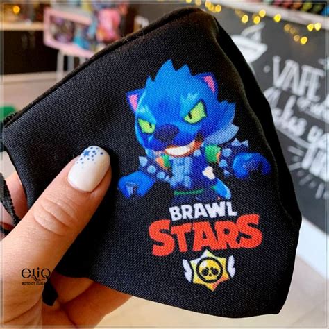 Маска тканевая защитная многоразовая Brawl Stars, Бравл Старс