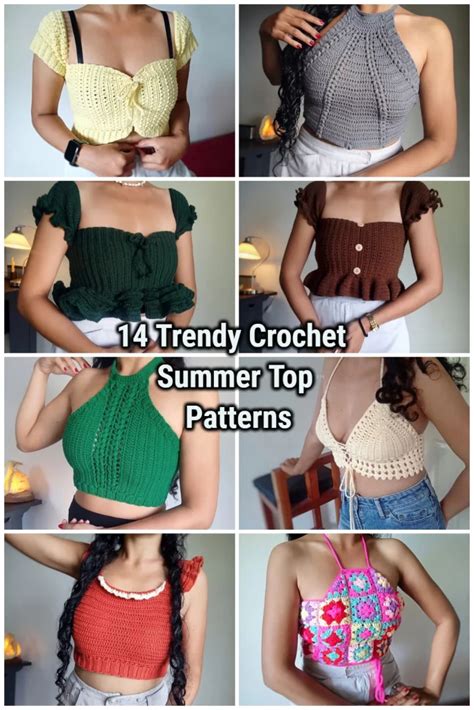 14 Crochet Summer Top Patterns - Crochet Kingdom