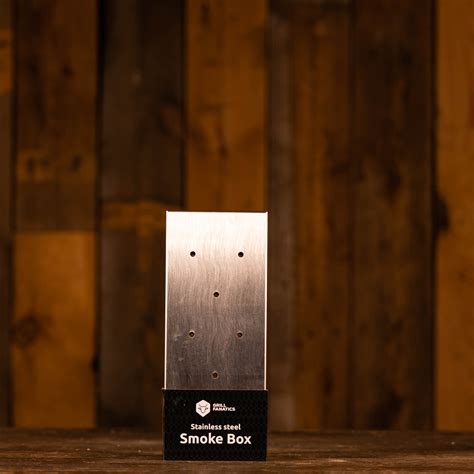 Grill Fanatics RVS Smoke Box | Black and Blue BBQ