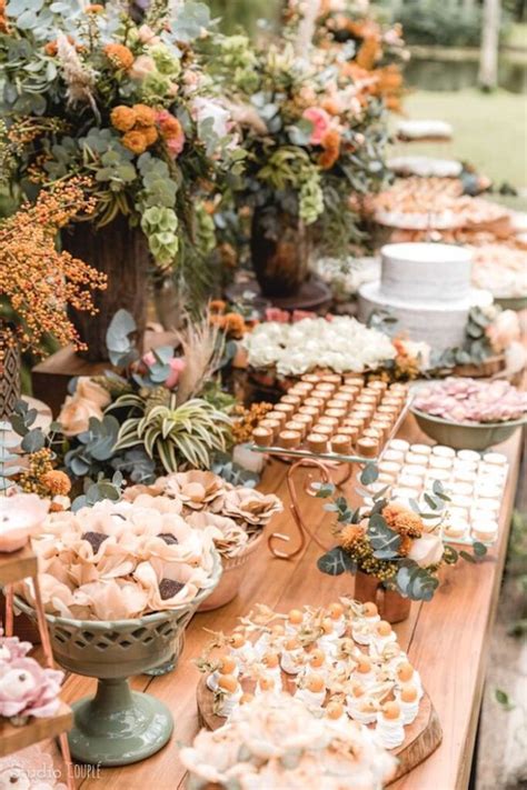 Mesa De Doces Em Casamento - Mesa de doces do casamento: 30 ideias simples e criativas