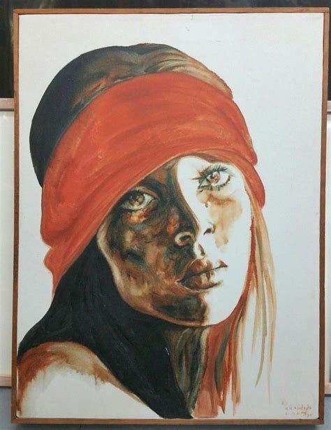 Original Popo and Ruby Lee Oil on Canvas Painting Signed '75 | #2003933081