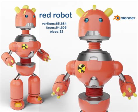 red robot - FlippedNormals