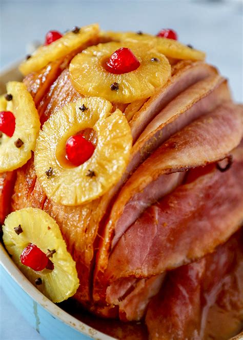 how to prepare cooked ham with pineapple