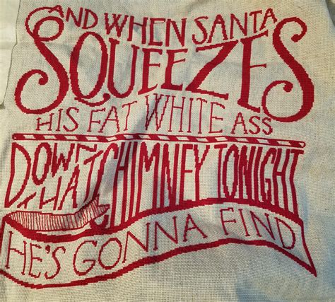 [WIP] very wrinkly Griswold Christmas quote : r/CrossStitch