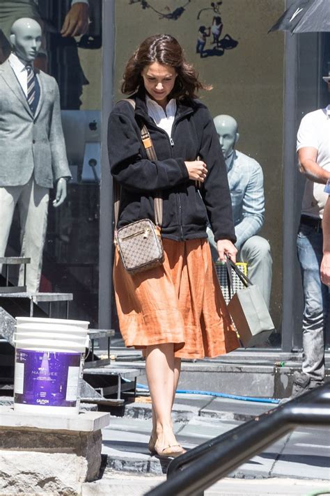 KATIE HOLMES on the Set of The Gift in Montreal 06/22/2017 – HawtCelebs