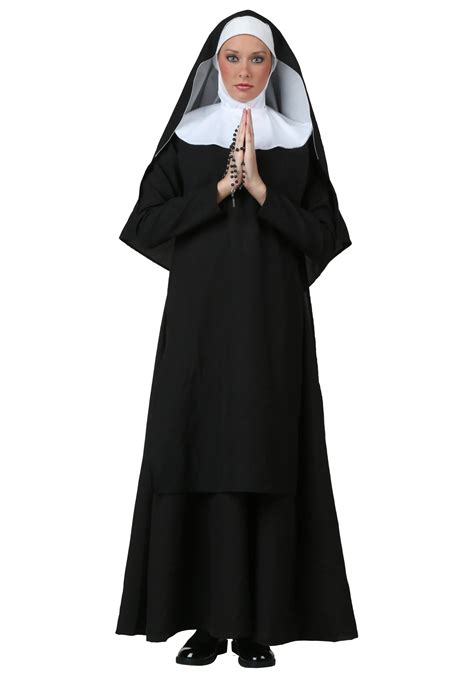 Women's Sexy Nun Costume Virgin Mary Religious Nun Fancy Dress With