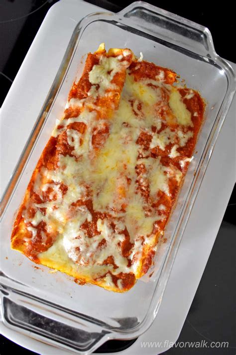 Chicken Enchiladas for Two - Flavor Walk