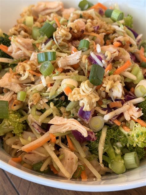 Crunchy Ramen Chicken Salad - Rave About Food