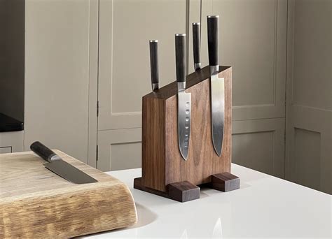 Wooden Magnetic Knife Stands | MakeMeSomethingSpecial.com