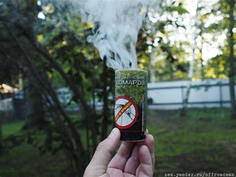 Лучшие дымовые шашки от комаров. Дымовая шашка против насекомых