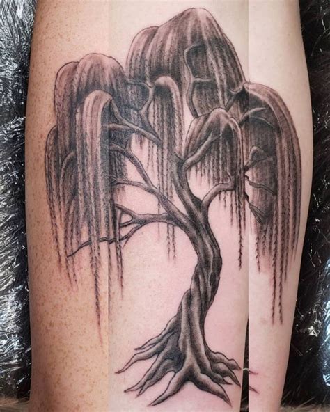 Weeping Willow Tree Tattoo