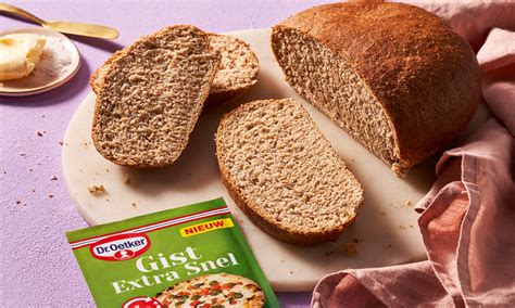 eenvoudig bruin brood met gist recept dr oetker