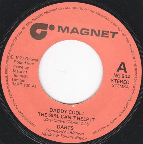 Darts - Daddy Cool - VINYLSINGLES.NL