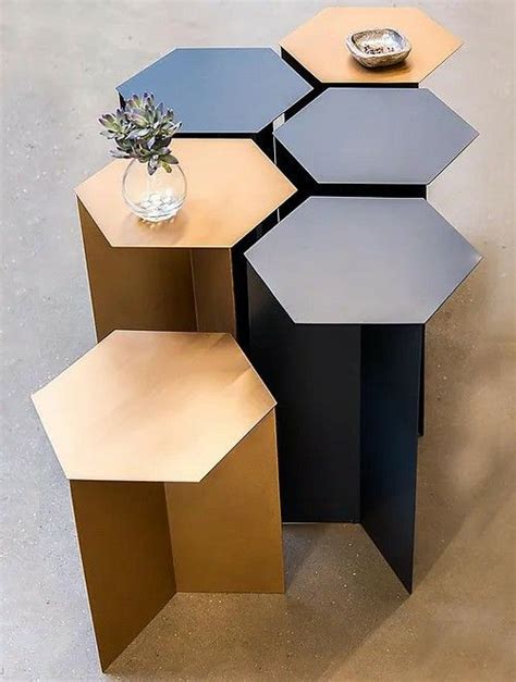 hexagonal tables  modern home decor