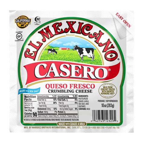 El Mexicano Casero Freshqueso Fresco Crumbling Cheese | Fig App