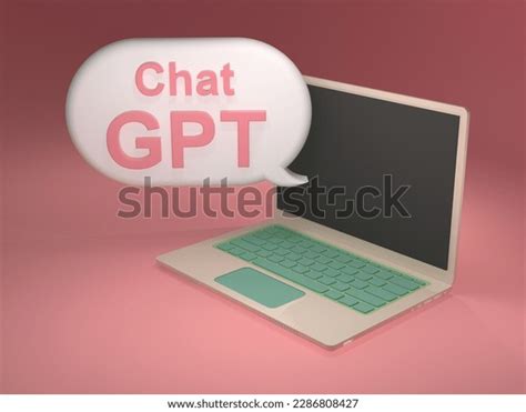 Chat Gpt Artificial Intelligence Chatbot Reflection Stock Illustration ...