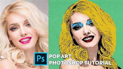 POP ART PHOTOSHOP TUTORIAL: The Andy Warhol Filter In 6 Mins - YouTube