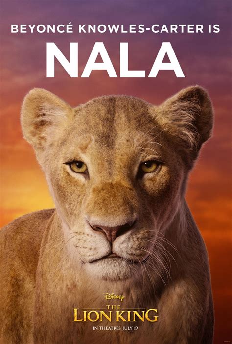 New 'Lion King' movie posters shows Beyoncé's role as Nala