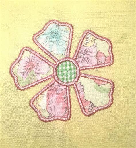 Flower Applique Embroidery Design, Flower Embroidery Design, Machine ...