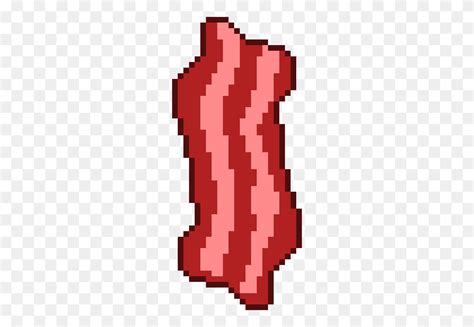 Bacon Pixel Art Maker - Bacon PNG - FlyClipart