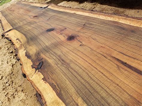 Black Jack Oak Live Edge Plank - 2"x 18-20"x 10'