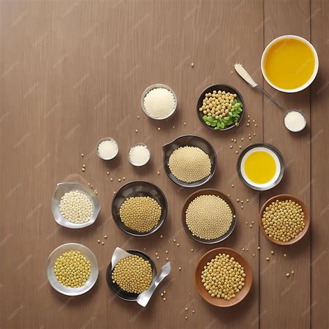 Premium Photo | Photo soybean oil soybean food and beverage products