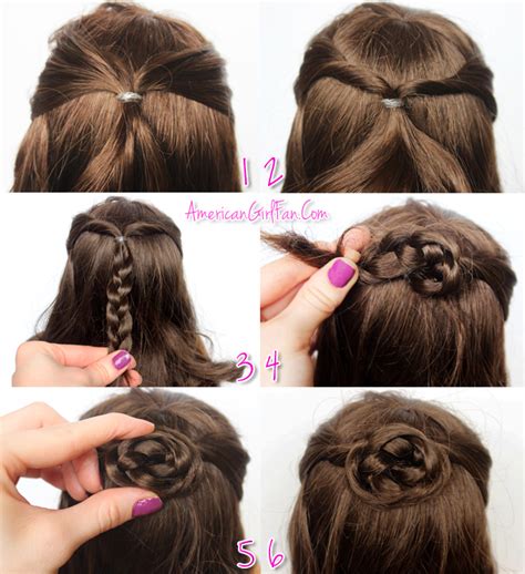 Doll Hairstyle: The Half-Up Braided Bun! (AmericanGirlFan)