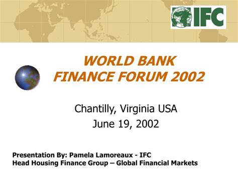world bank finance forum  powerpoint