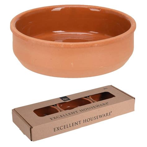 Terracotta Tapas Dishes Ramekin Oven Cooking Cazuelas Spanish Serving
