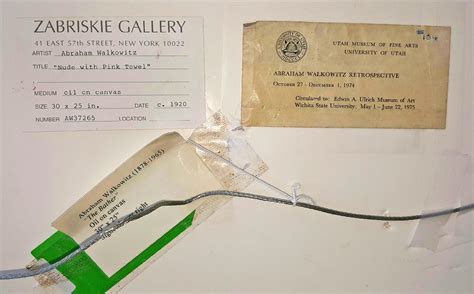 Abraham Walkowitz - Museum Quality, Nude with Pink Towel For Sale at