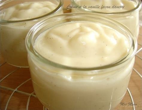 recette de creme dessert  la vanille delicieuse