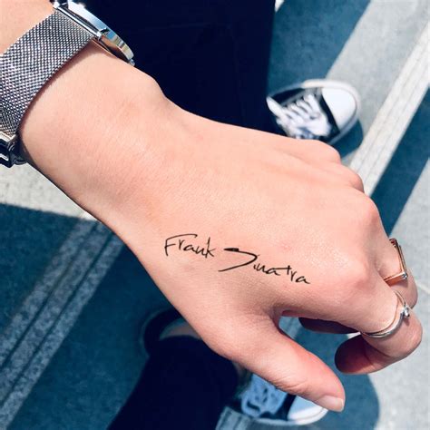 Frank Sinatra Tattoo Design Idea - OhMyTat