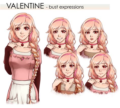 Visual Novel Character Art on Behance