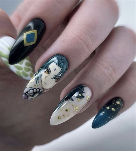 Pin de Yana en Anime nail | Manicura de uñas, Uñas decoradas acrilicas ...