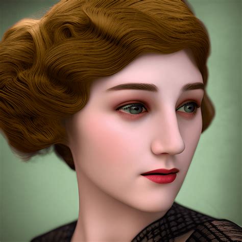 Beautiful Girl 1925's Era SuperResolution UltraHD · Creative Fabrica
