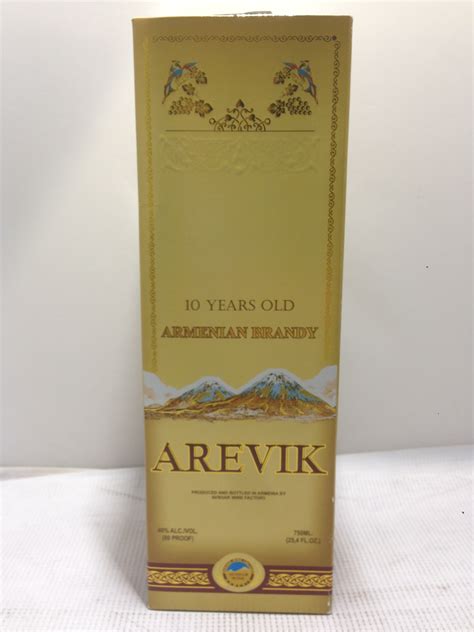 Arevik Brandy Armenian 10yr 750ml | Liquor Store Online