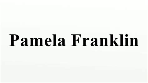 Pamela Franklin - YouTube